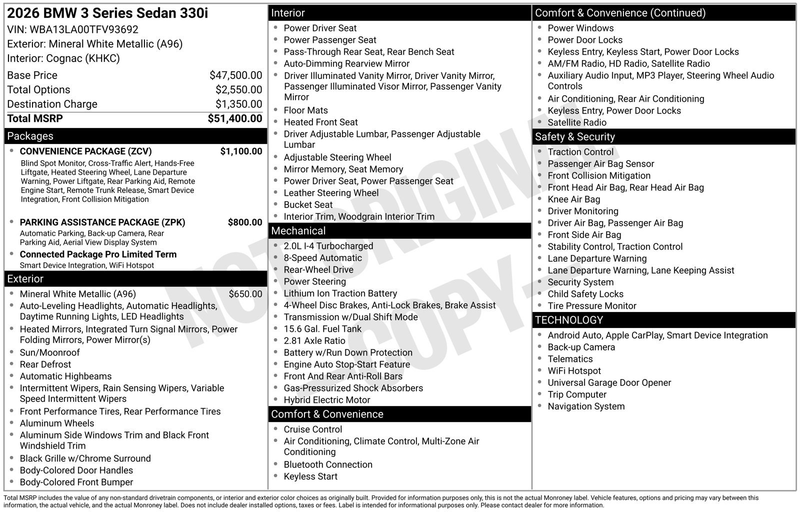 bmw 3 series 2026 WBA13LA00TFV93692 image bmw 3 series 2026 WBA13LA00TFV93692 image